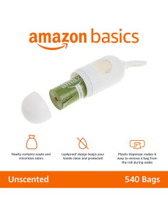 Bolsas de Excremento para Perros Amazon Basics 540 Unidades 2