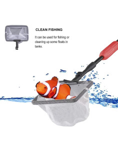 Kit de Limpieza de Acuario 6 en 1 UPETTOOLS con Mango Ajustable 2