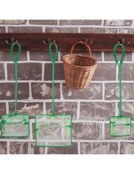Conjunto de 3 Redes de Acuario DAGUANZHI Nylon Verde 7.62-15.24cm