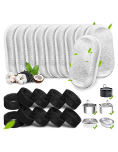 Filtros de Agua para Gatos Whksoy - 20 Filtros y Esponjas