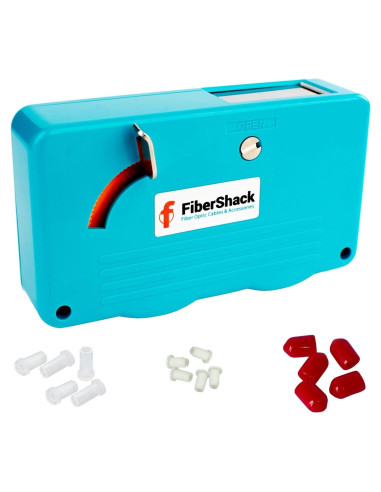 Caja de Limpieza de Fibra Óptica FiberShack SC/LC 500 Usos