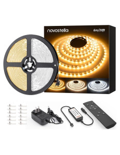 Tira LED Novostella 6m Dimmable 3000K-6500K con Control Remoto