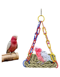 Alfombra de Hierba Marina MUYG para Aves 18x18 cm Natural 2