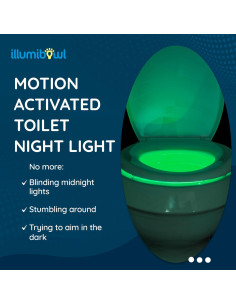 Luz Nocturna para Inodoro Illumibowl con Sensor de Movimiento 2