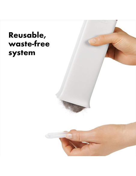 Cepillo Quitapelusas OXO FurLifter Blanco con Base Autolimpiante
