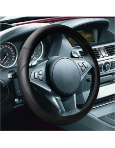 Cubierta de Volante de Coche Lainloy 14.5-15" Cuero Antideslizante 2