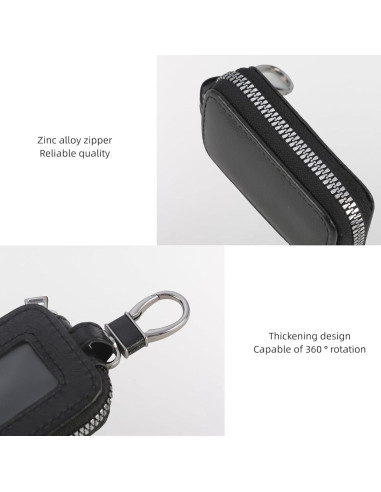 Funda de Llave de Coche Universal KAEZDD de Cuero Premium