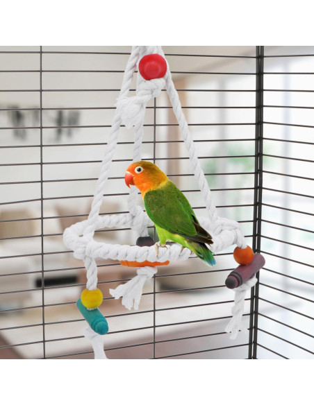 Columpio para Aves Hypeety - Juguete de Cuerda de Algodón