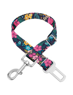 Cinturón de Seguridad Ajustable para Mascotas HCYPCV Floral