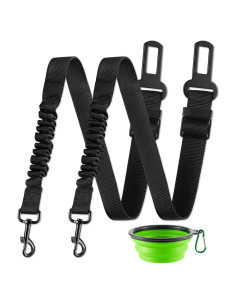 Cinturón de Seguridad para Perros LivTee - 2 Pack Ajustable