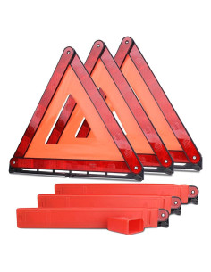 Kit de Triángulo de Seguridad Aikko 3 Piezas Reflectantes