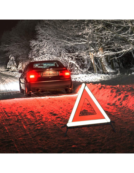 Kit de Triángulo de Seguridad Aikko 3 Piezas Reflectantes