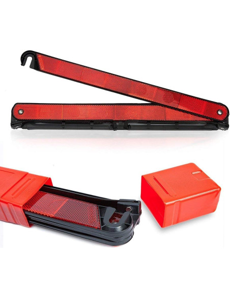 Kit de Triángulo de Seguridad Aikko 3 Piezas Reflectantes