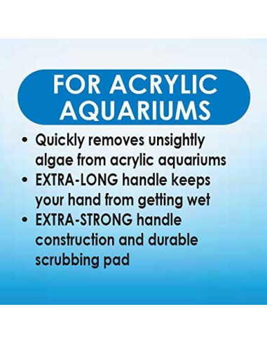 Raspador de Algas API para Acuarios Acrílicos 45.72 cm