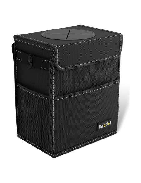Basurero de Coche K KNODEL 2 Galones Impermeable Negro