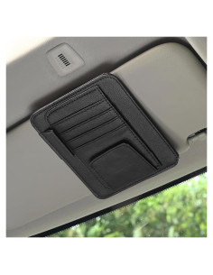 Organizador de Visera de Auto AWinjoy Negro Multifuncional