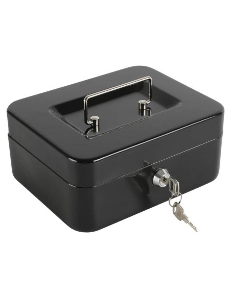 Caja de Dinero Mediana xydled de Acero con Cerradura Llave 20x16x9cm