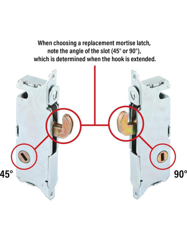 Cerradura de Mortaja Prime-Line E 2199 Acero Inoxidable 9.37 cm