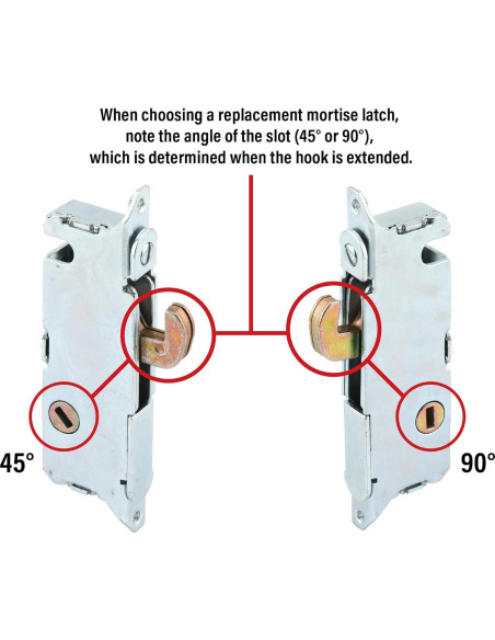 Cerradura de Mortaja Prime-Line E 2199 Acero Inoxidable 9.37 cm