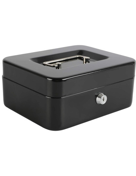 Caja de Dinero Mediana xydled de Acero con Cerradura Llave 20x16x9cm