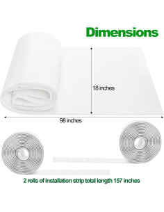 Kit de Filtros de Aire Fasmov 248.9x45.7cm Electroestáticos 2