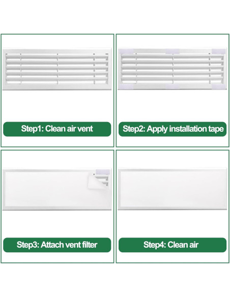 Kit de Filtros de Aire Fasmov 248.9x45.7cm Electroestáticos