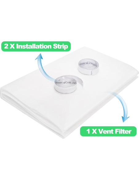 Kit de Filtros de Aire Fasmov 248.9x45.7cm Electroestáticos