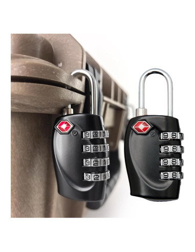 2 Candados de Combinación Aprobados por TSA LAFENLIN
