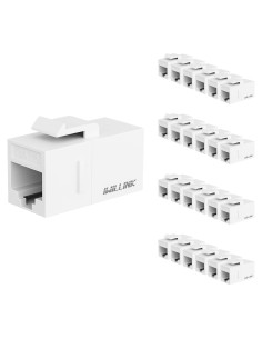 Acoplador Keystone RJ45 Cat6 Iwillink Hembra a Hembra 25-Pack