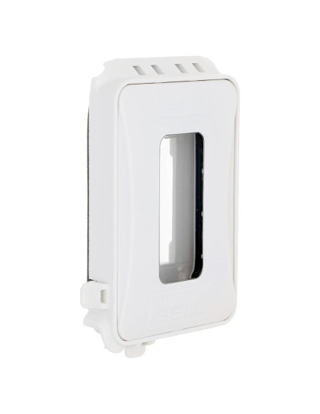 Cubierta de Enchufe Eléctrico TayMac ML500W 1 Gang Extra Fuerte Cubierta de Enchufe Eléctrico TayMac ML500W 1 Gang Extra Fuerte