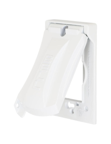 Cubierta Metálica Impermeable Hubbell-Bell MX1050W 12-en-1