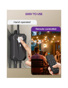 Regulador de Luz Exterior NEARPOW con Control Remoto IP55 2