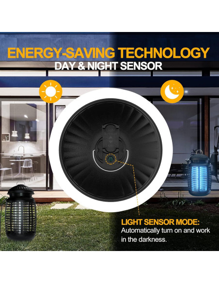 Zapper de Insectos Eléctrico VANELC 4200V Impermeable 1 Cuenta