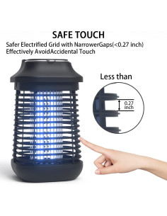 Asesino de Mosquitos Eléctrico Raindot 15W IPX4 4200V 2