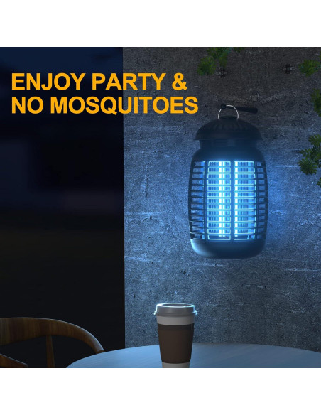 Zapper de Insectos Eléctrico VANELC 4200V Impermeable 1 Cuenta