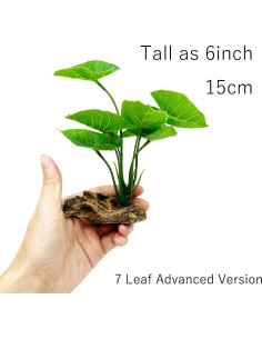 Decoración de Acuario Smoothedo Hoja Betta 15.24cm Verde 2