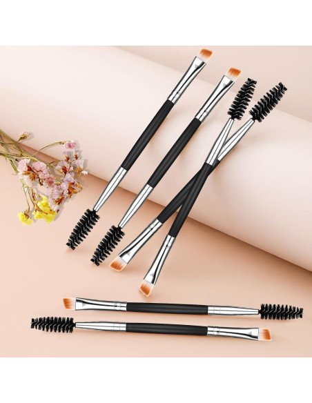 6 Pcs Cepillos de Cejas y Pestañas Yoizyfree 13.2 cm