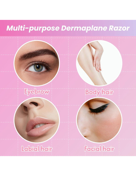 100 Cuchillas de Cejas Phafaloop con Cubierta Protectora