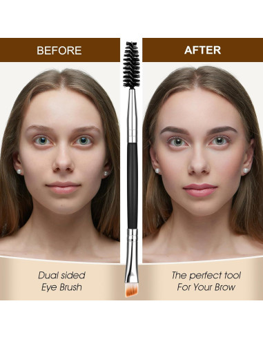 6 Pcs Cepillos de Cejas y Pestañas Yoizyfree 13.2 cm