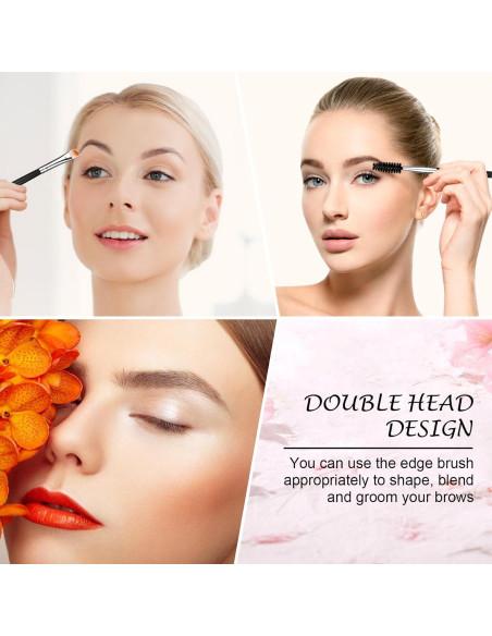 6 Pcs Cepillos de Cejas y Pestañas Yoizyfree 13.2 cm
