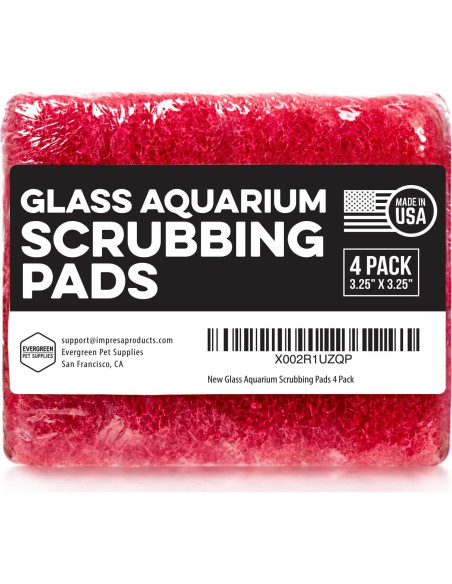 Limpiadores de Acuario Suministros para Mascotas Evergreen - 4 Piezas