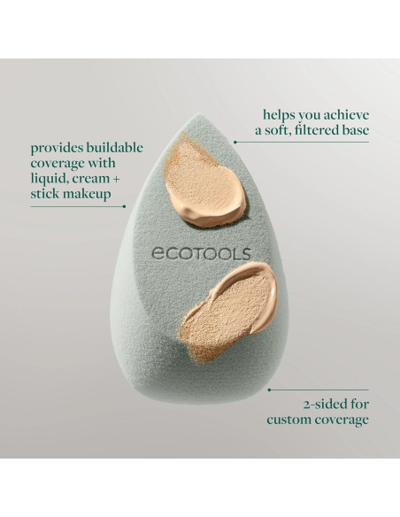 Esponja de Maquillaje EcoTools Blurring Blender 1 Cuenta Verde
