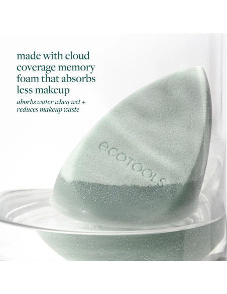 Esponja de Maquillaje EcoTools Blurring Blender 1 Cuenta Verde
