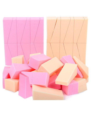 Esponjas de Maquillaje en Cuña Teenitor 48 Piezas Sin Látex
