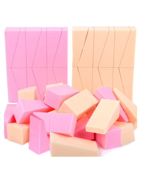 Esponjas de Maquillaje en Cuña Teenitor 48 Piezas Sin Látex