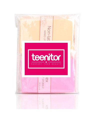 Esponjas de Maquillaje en Cuña Teenitor 48 Piezas Sin Látex