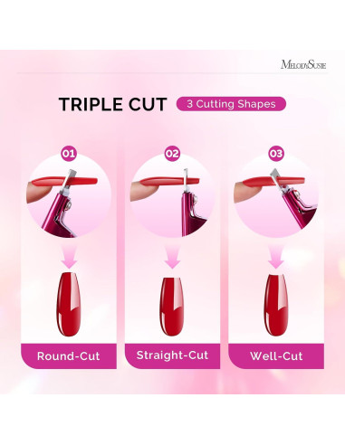 Cortador de Uñas Acrílicas MelodySusie Ajustable 18cm