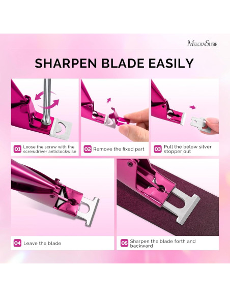 Cortador de Uñas Acrílicas MelodySusie Ajustable 18cm