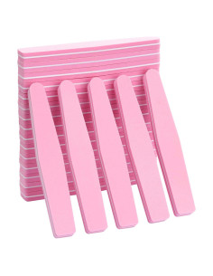 Bloques de Pulido de Uñas LoveBB 20 Pack Rosa 100/180 Grano