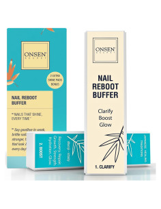 Bloque de Pulido Onsen Secret 4 Vías para Uñas Saludables